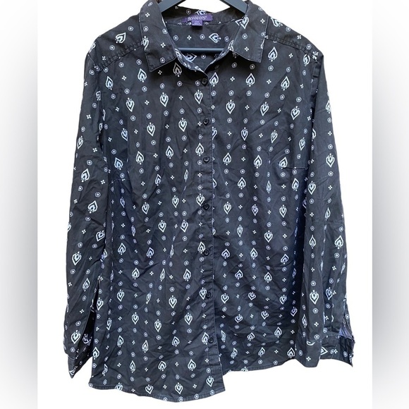 Roaman’s | Novelty | Long Sleeve | Blouse | Size: 22W - Picture 2 of 13